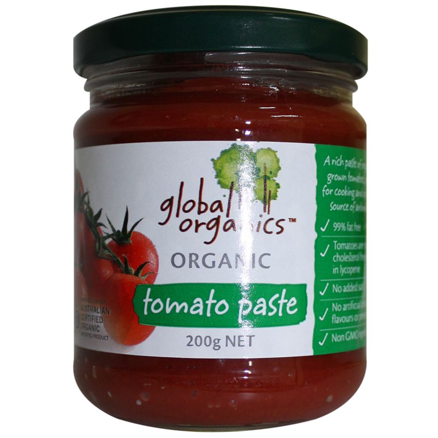 Global Organics - Tomato Paste (200gm)