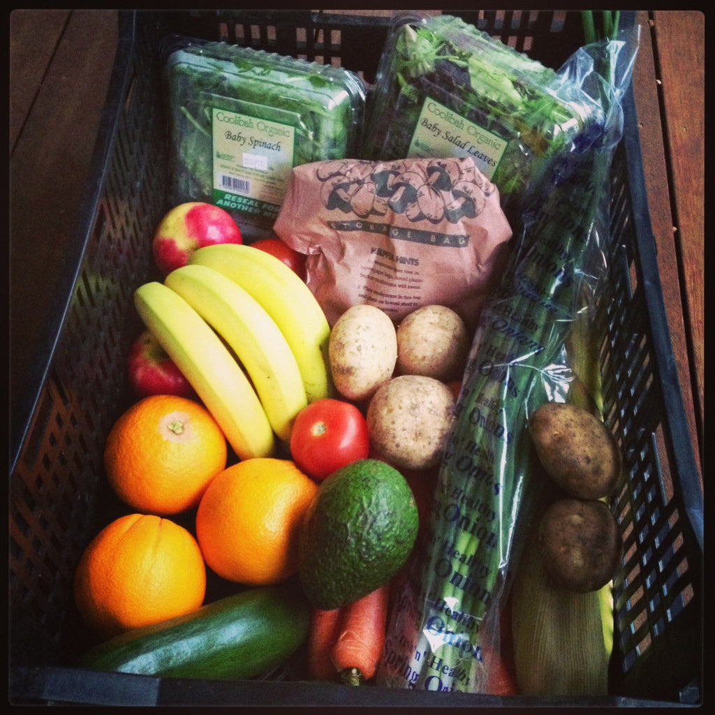 Medium Organic Produce box - Green Mumma
