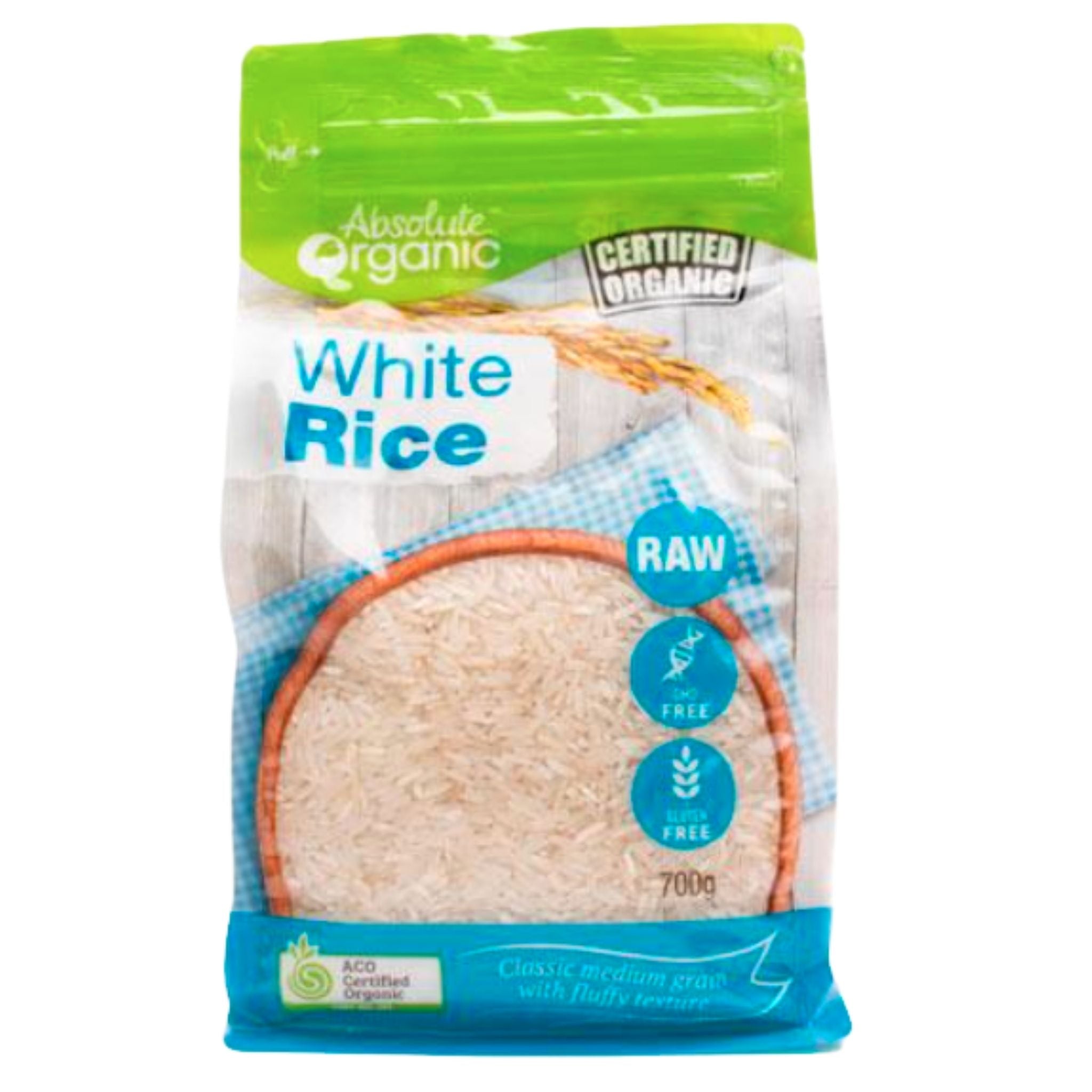 White Rice - Medium Grain (Organic). 700gr