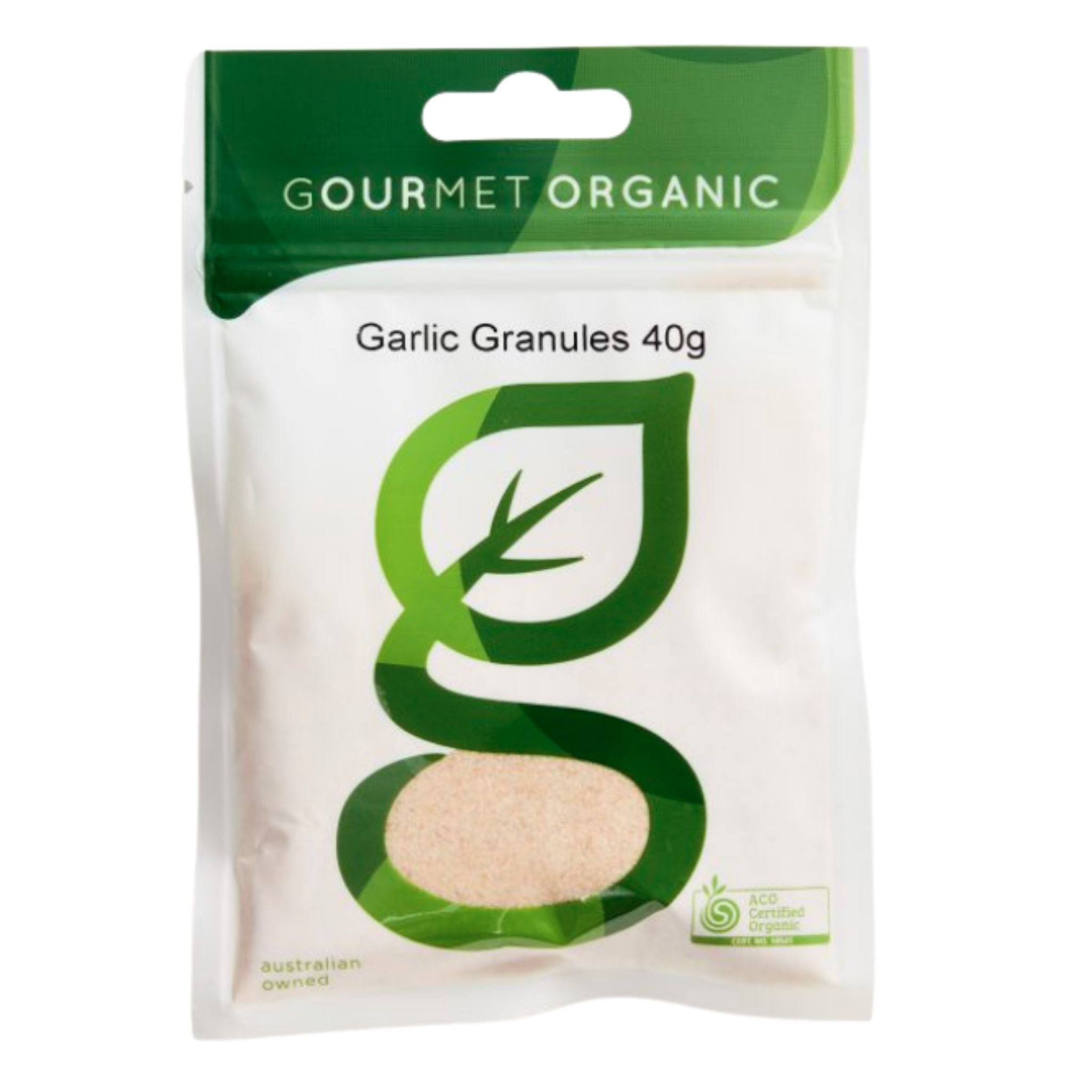 Garlic Granules (Organic) - Gourmet Organic. 40gr
