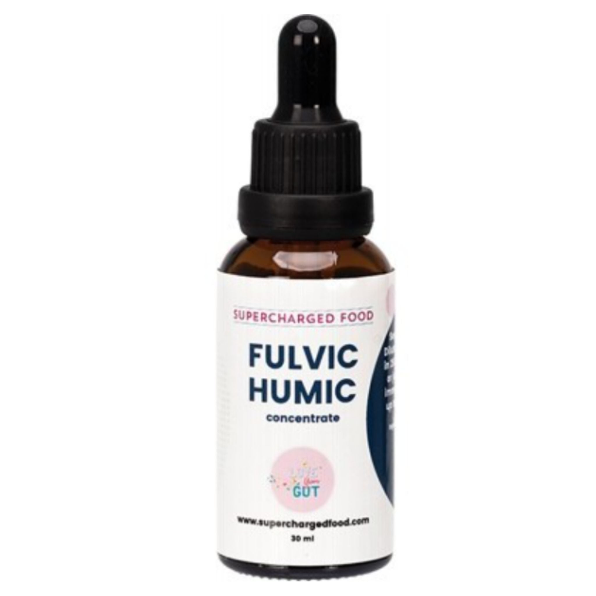 Fulvic Humic Concentrate Drops - Supercharged Food. 30ml