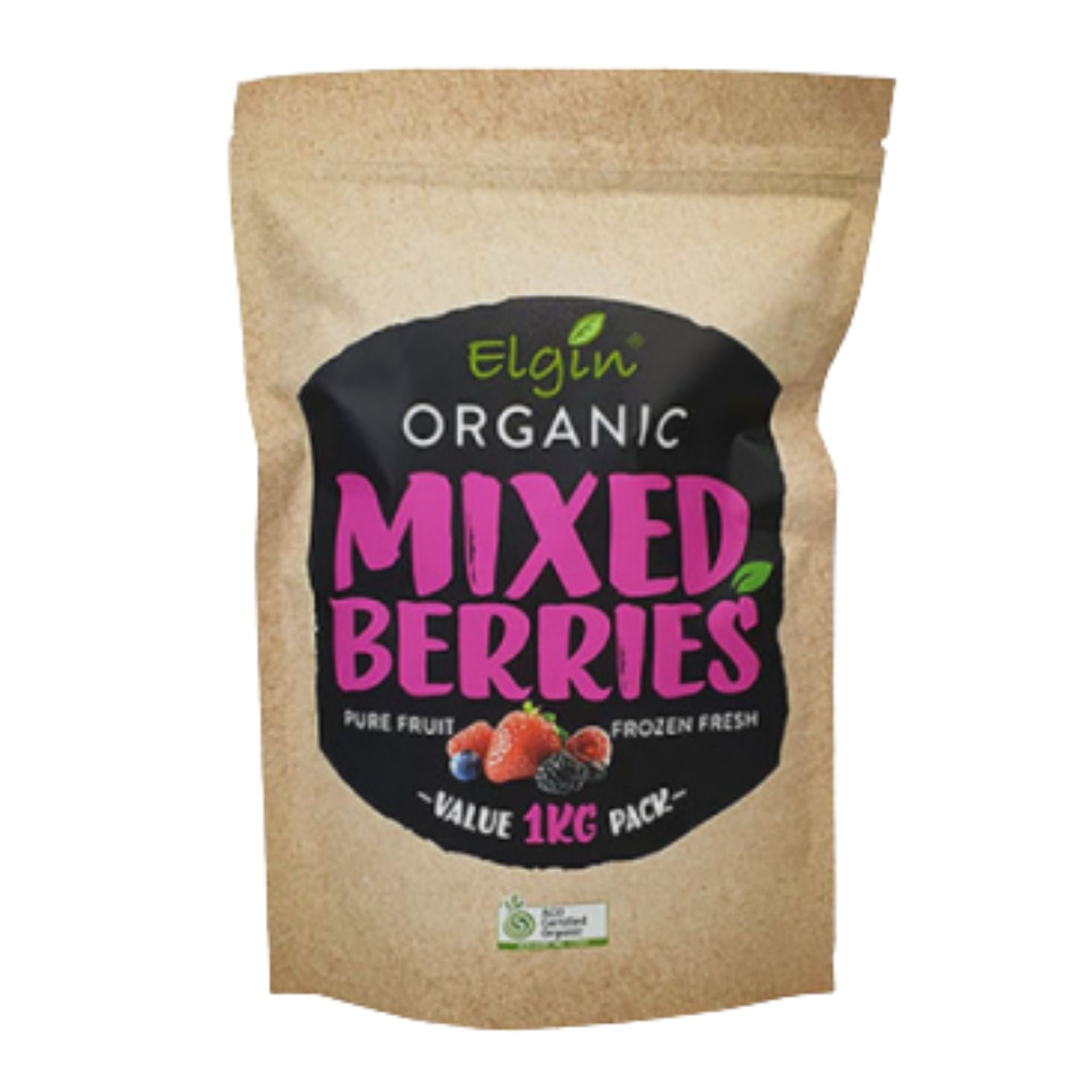 Frozen Mixed Berries - Elgin Organic. 1kg