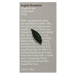 English Breakfast Tea - Love Tea