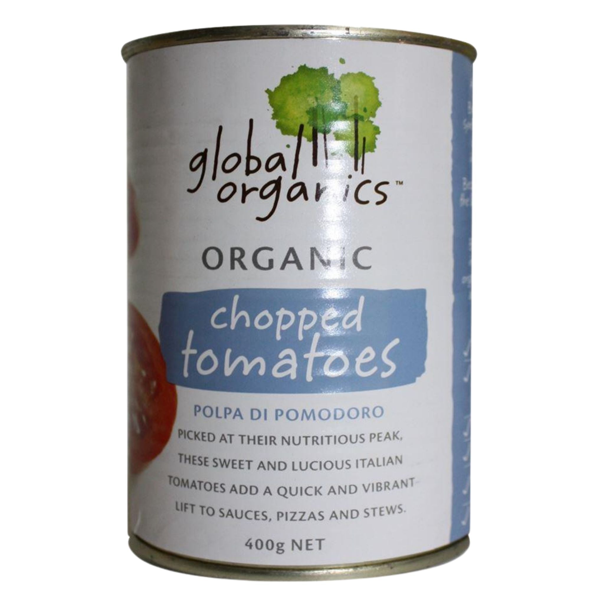 Chopped Tomatoes (SLAB) - Global Organics (400gm)