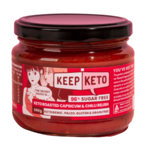 Keto Roasted Capsicum and Chilli Relish - Keep Keto