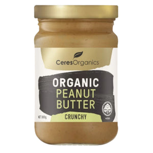 Peanut Butter (Organic) - Crunchy. Ceres Organics. 300gr
