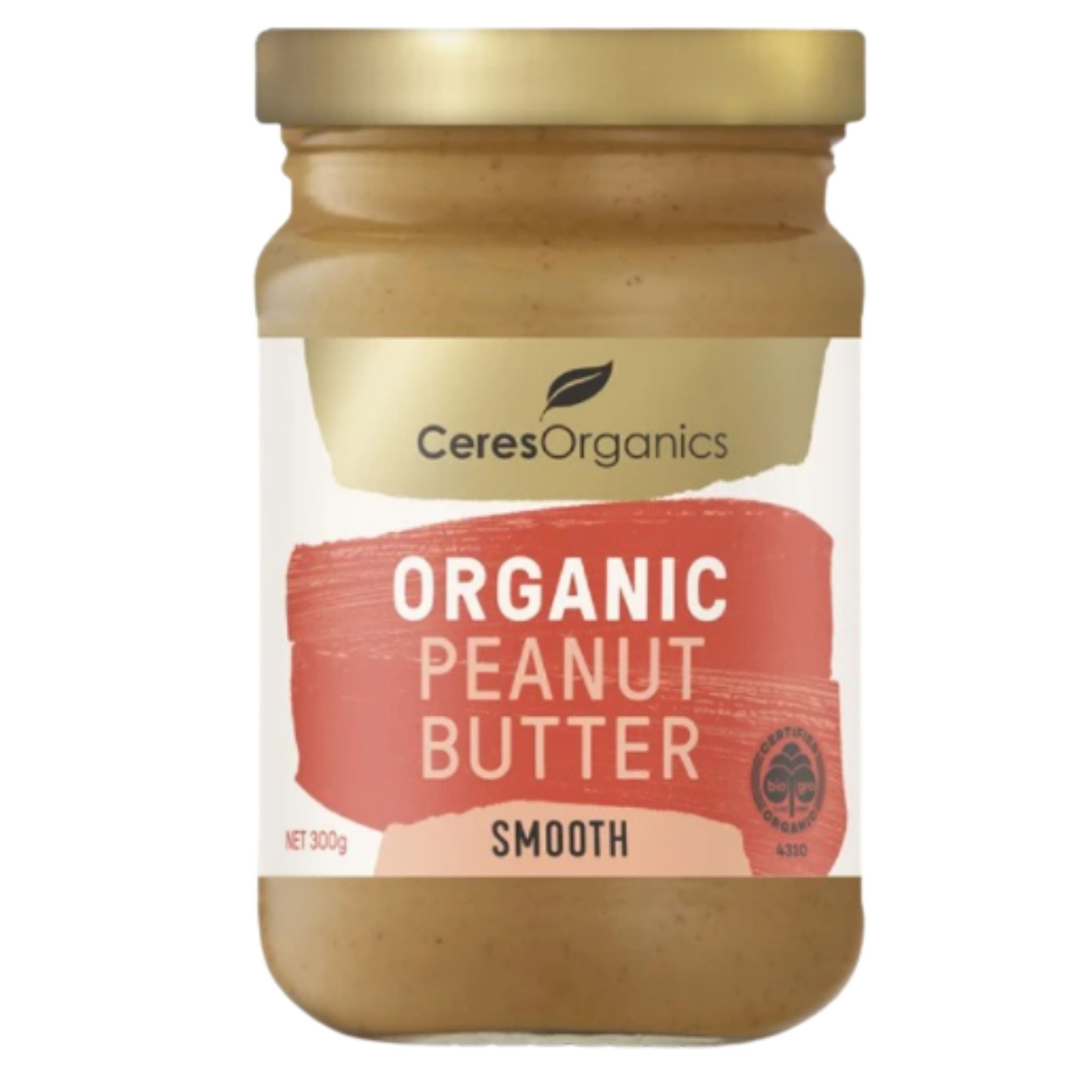 Peanut Butter (Organic) - Smooth. Ceres Organics. 300gr