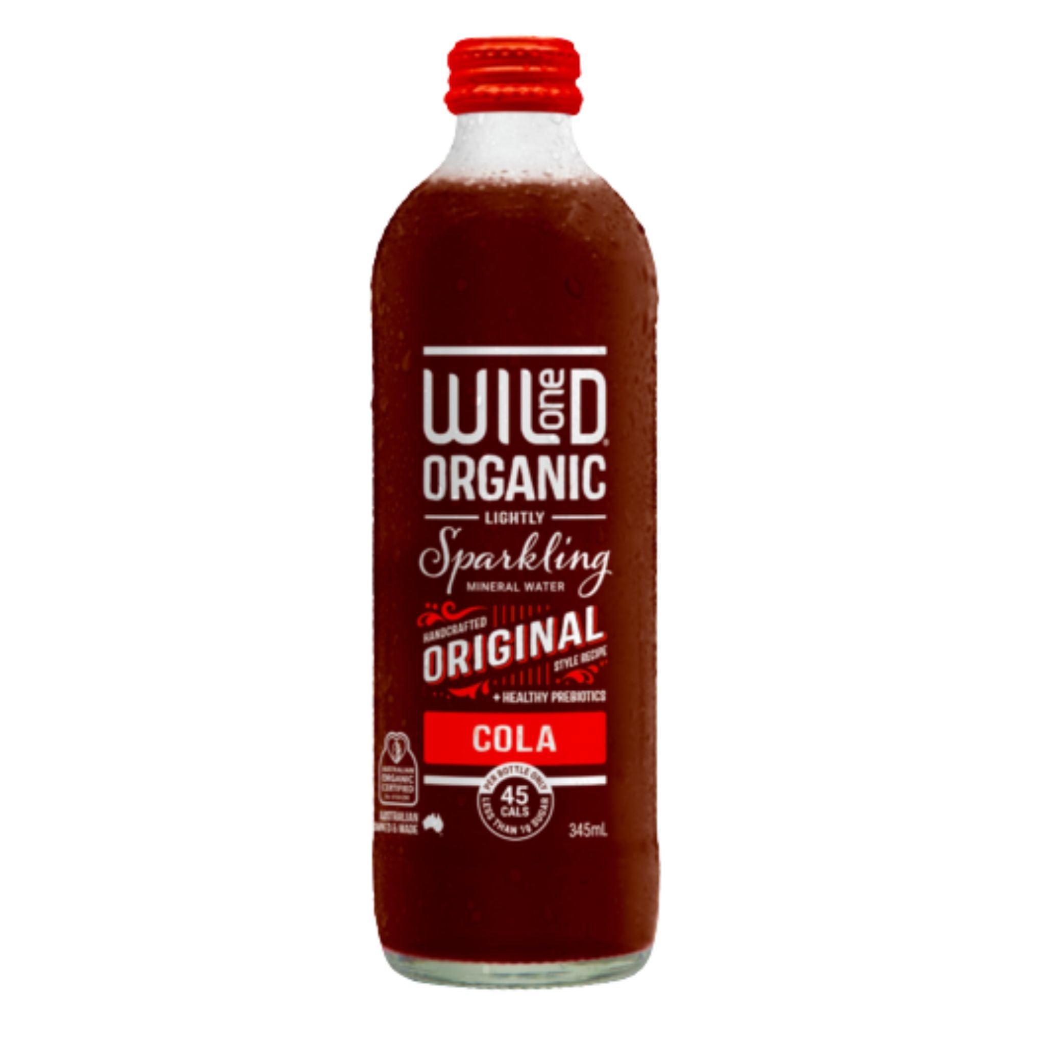 Lightly Sparkling Mineral Water - Cola. Wild One Organic. 345ml
