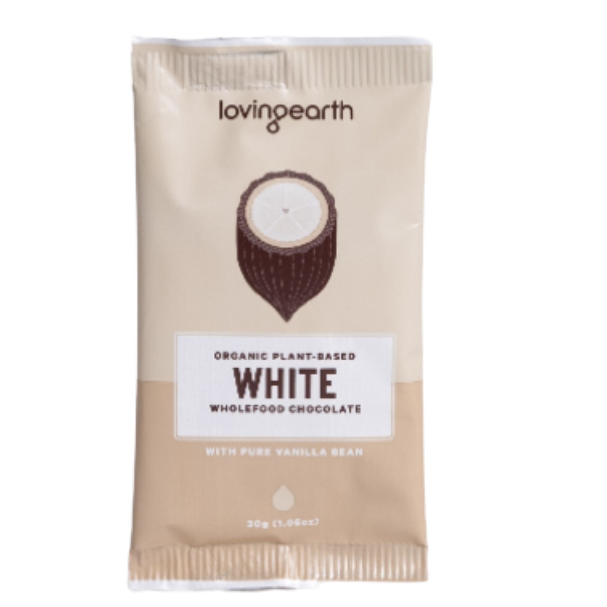 White Chocolate (Organic) - Loving Earth. 30gr