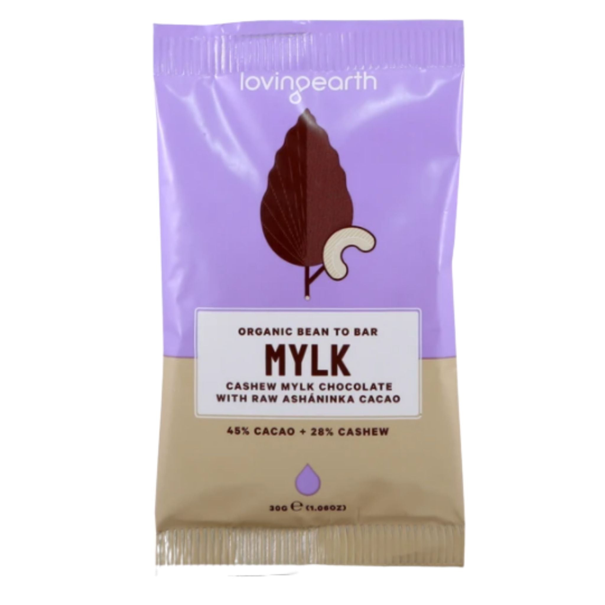 Mylk Chocolate (Organic) - Loving Earth. 30gr
