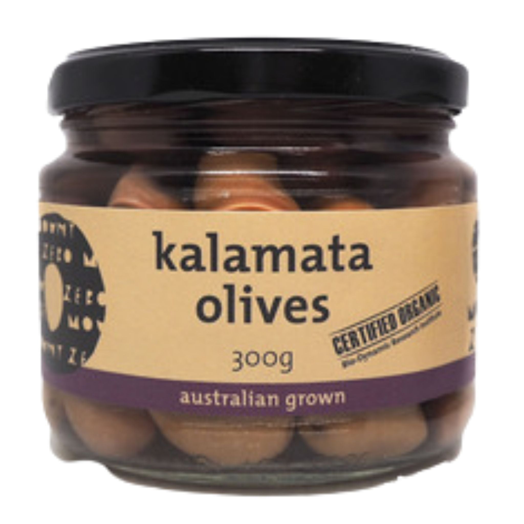 Kalamata Olives (Organic) - Mount Zero. 300gr