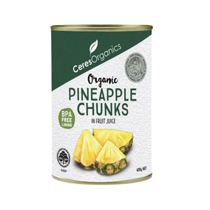 Pineapple Chunks - Ceres Organics. 400gr
