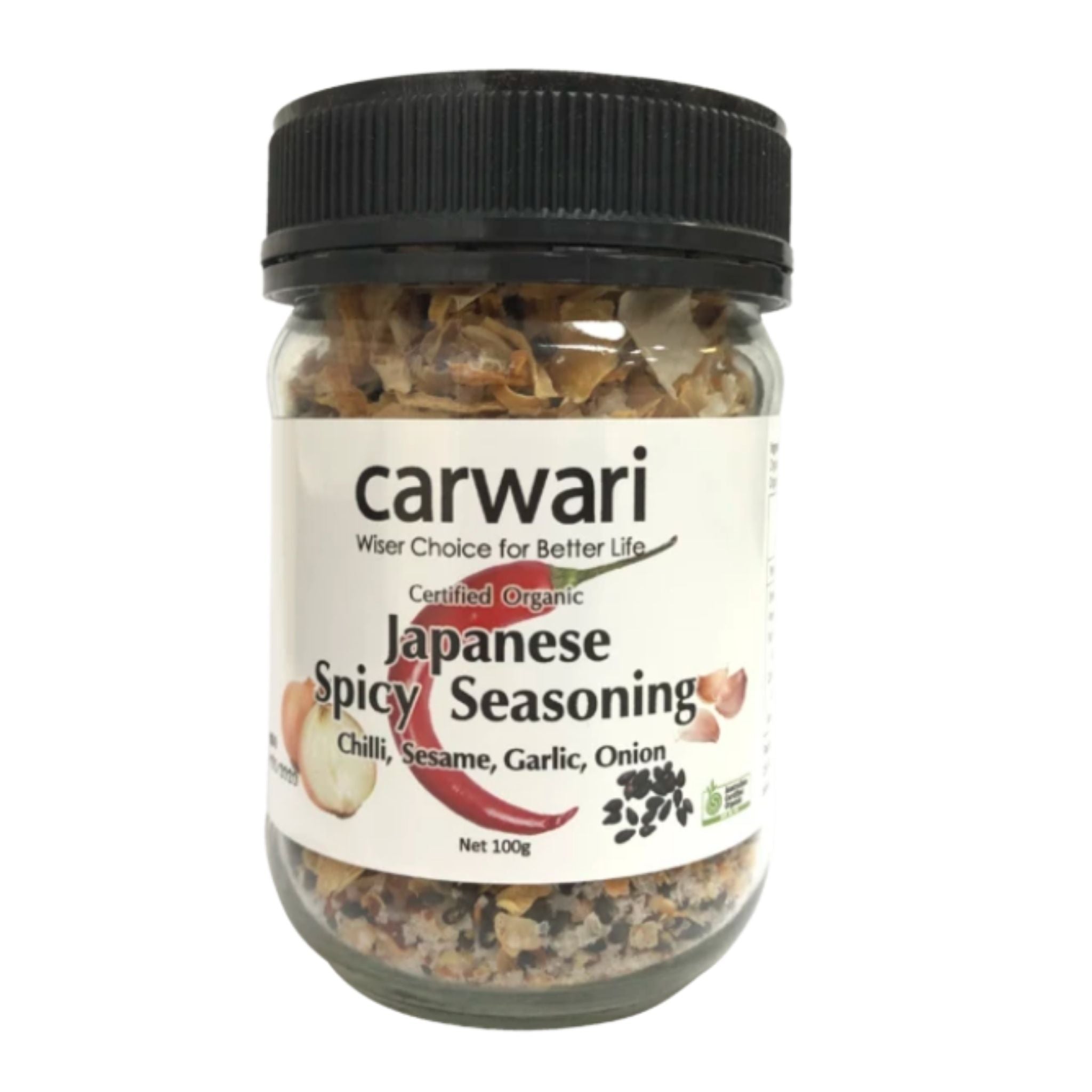 Japanese Spicy Seasoning (Organic) - Carwari. 100gr