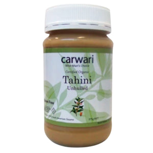 Tahini - unhulled (Organic) - Carwari. 375gr