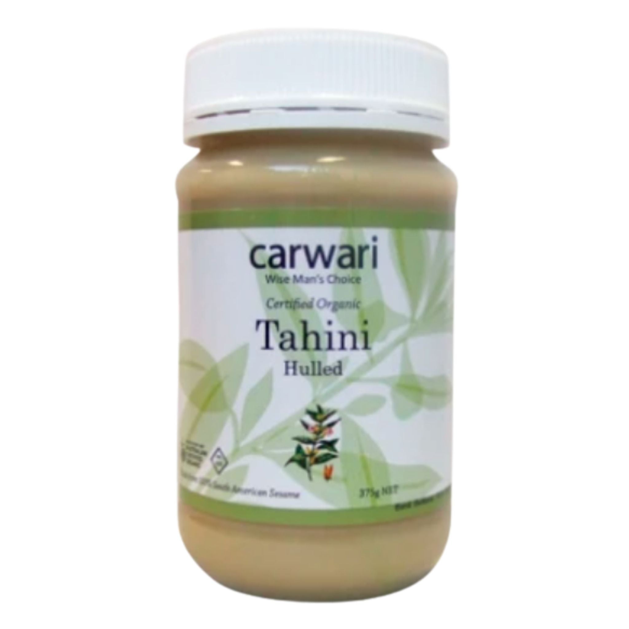 Tahini - hulled (Organic) - Carwari. 375gr