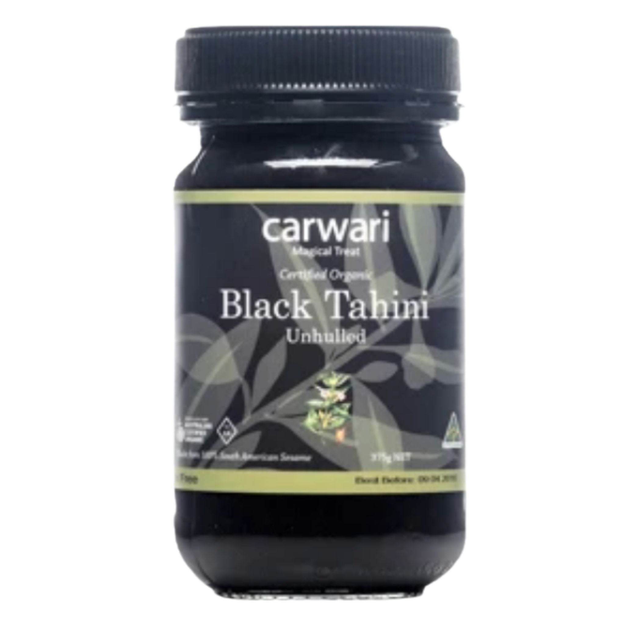 Tahini - Black Unhulled (Organic) - Carwari. 375gr