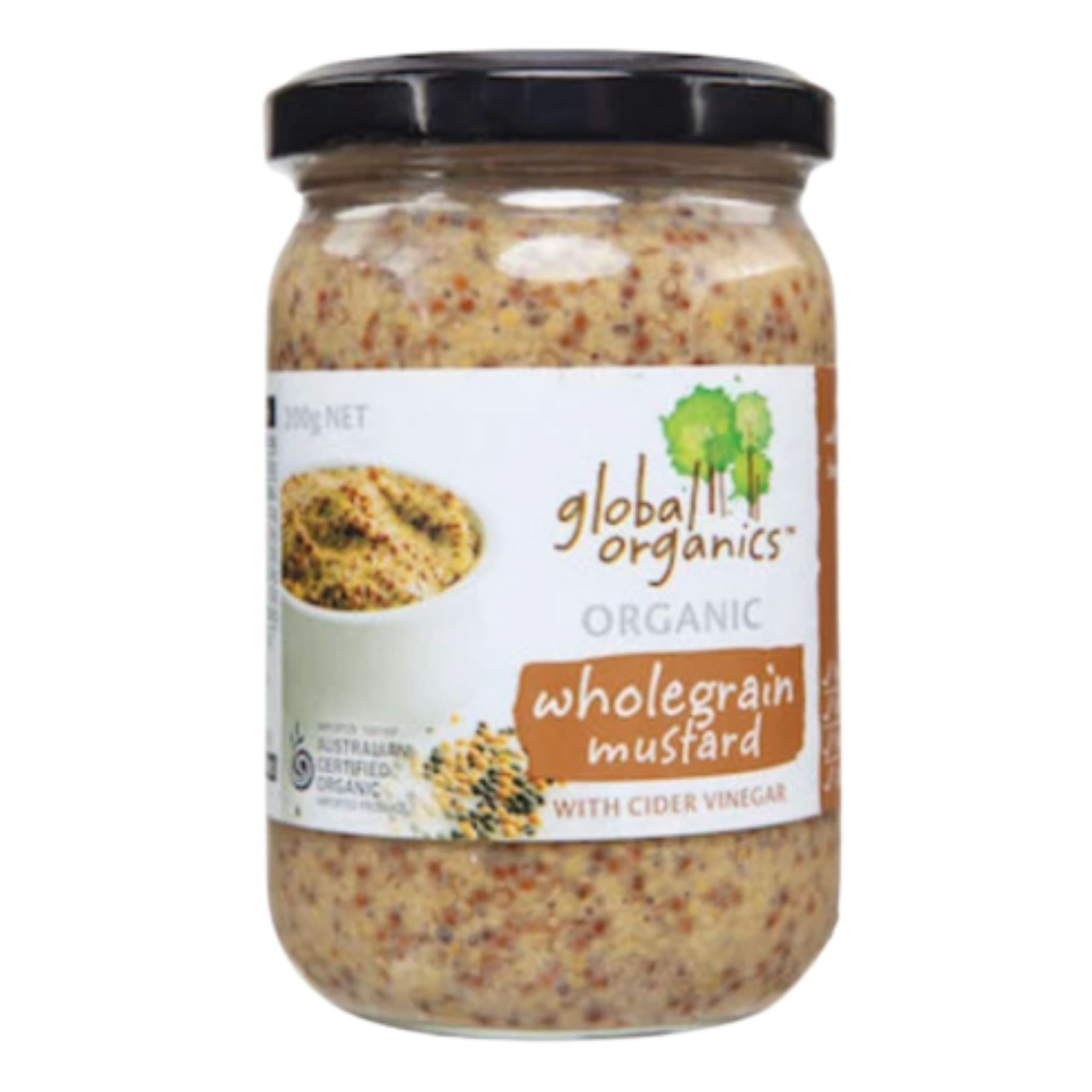 Wholegrain Mustard (Organic) - Global Organics. 200gr