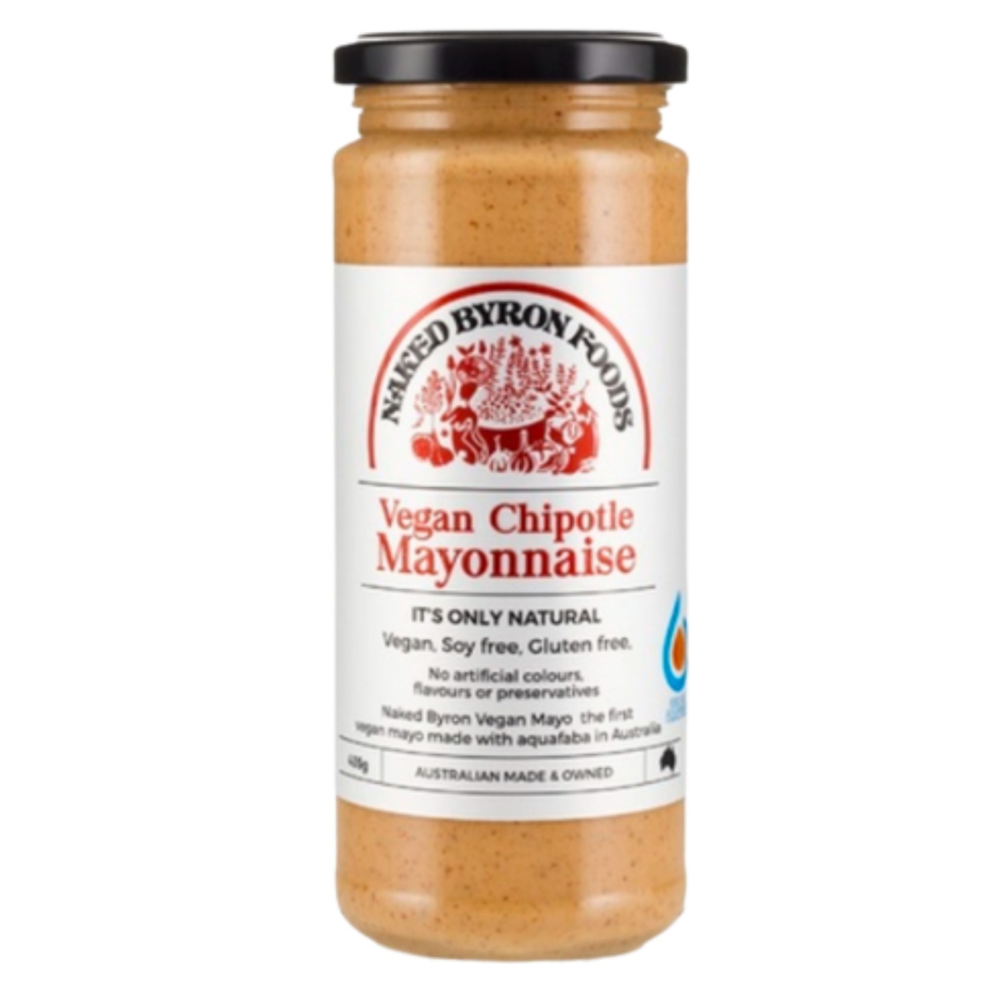 Vegan Chipotle Mayonnaise - Naked Byron Foods. 435g