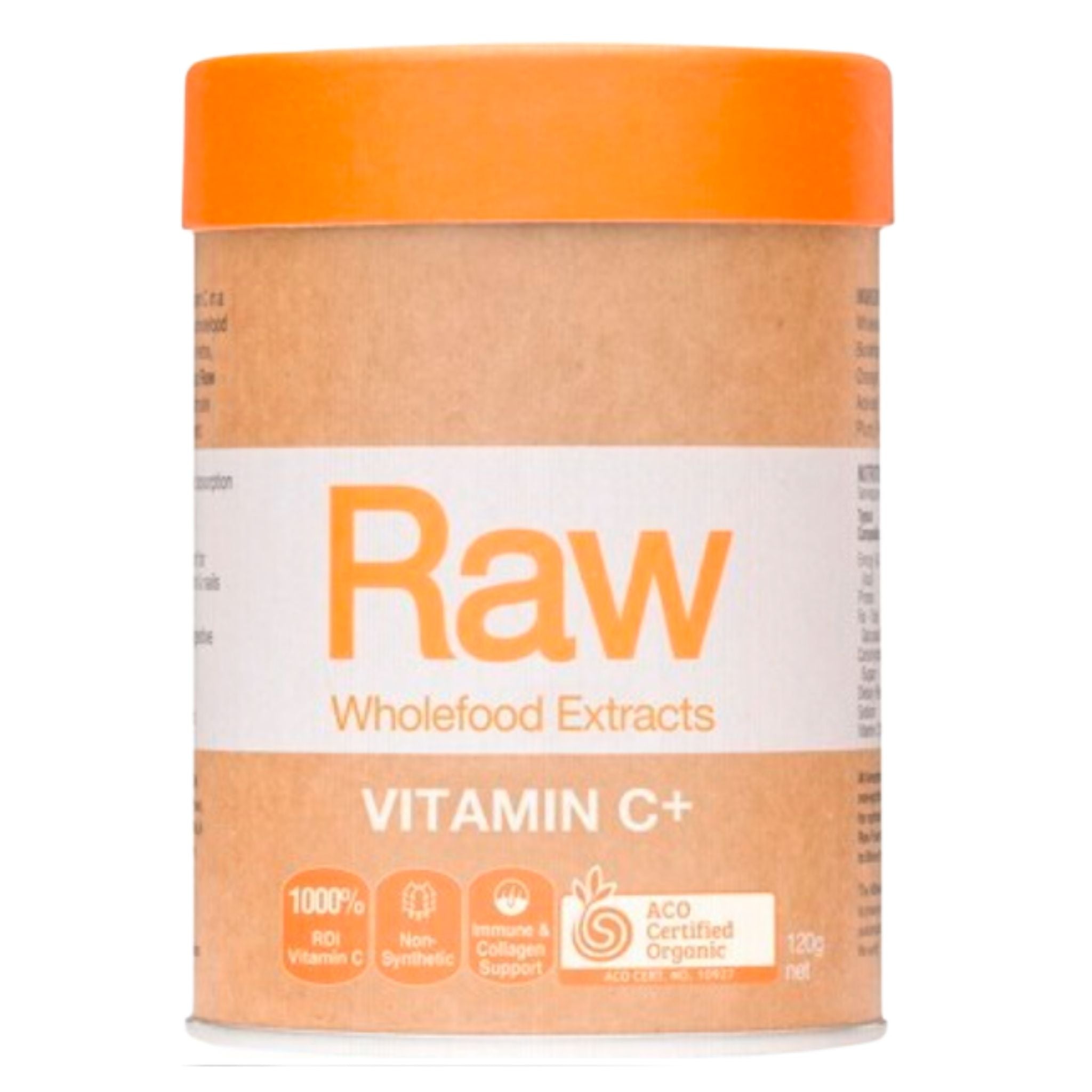 Vitamin C + (Organic) Amazonia Raw Wholefood Extracts. 120gr