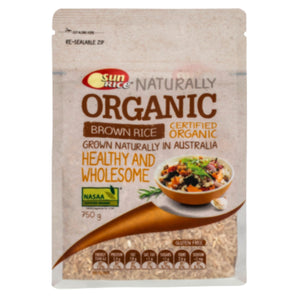 Brown Rice - Medium Grain (Organic). 750gr