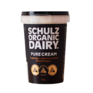 Pure Cream - Schulz Organic Dairy. 200ml