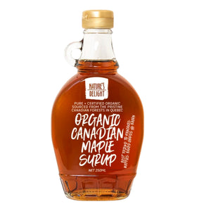 100% Pure Organic Canadian Maple Syrup