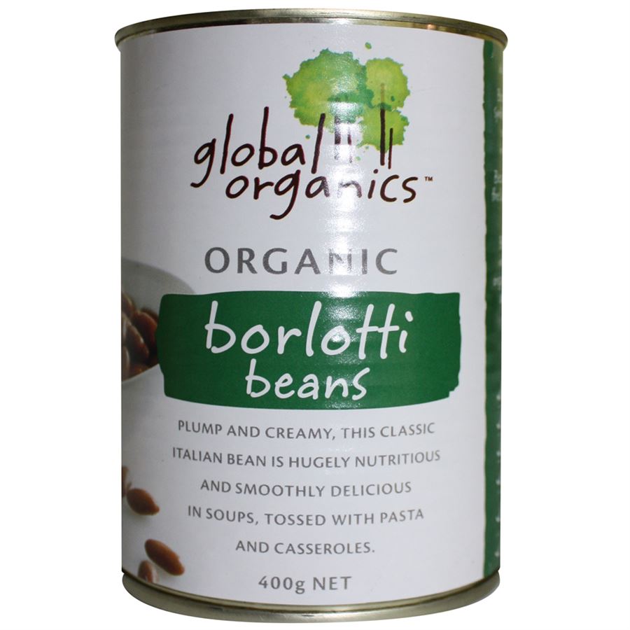 Borlotti Beans (SLAB) - Global Organics (400gr)