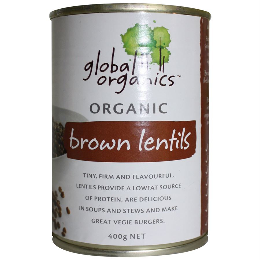 Brown Lentils - Global Organics (400gm)
